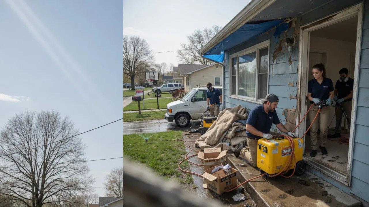 Basement Flood Cleanup in Courtenay, ND near me
